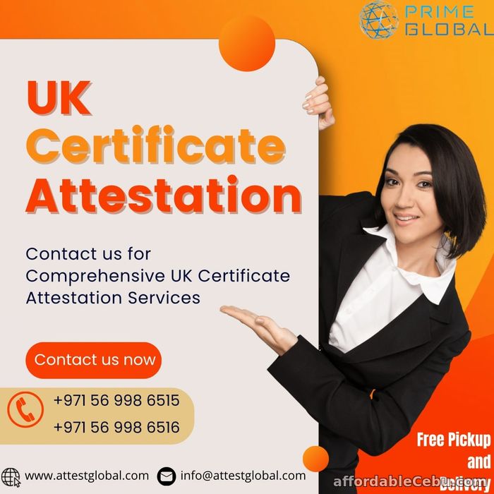 1st picture of Ensure Compliance: UK Certificate Attestation Services in the UAE Offer in Cebu, Philippines