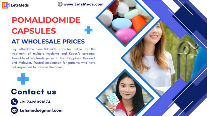 1st picture of Indian Pomalidomide 4 Mg Capsule Brand Price in the Philippines - Buy From LetsMeds At Wholesale Prices For Sale in Cebu, Philippines