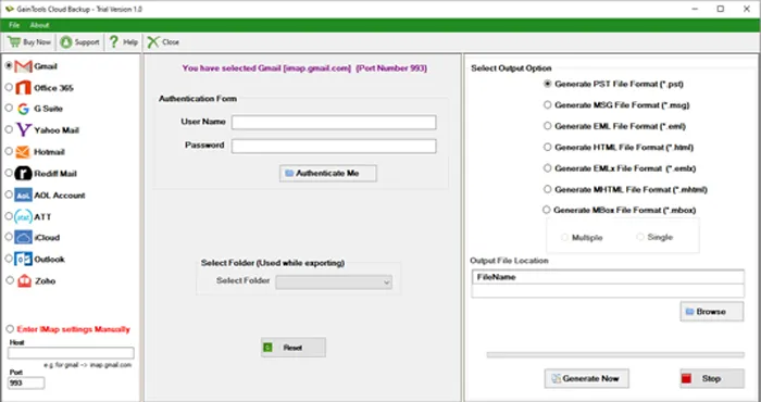 1st picture of Securely Export Gmail Emails with GainTools Gmail Backup Software For Sale in Cebu, Philippines