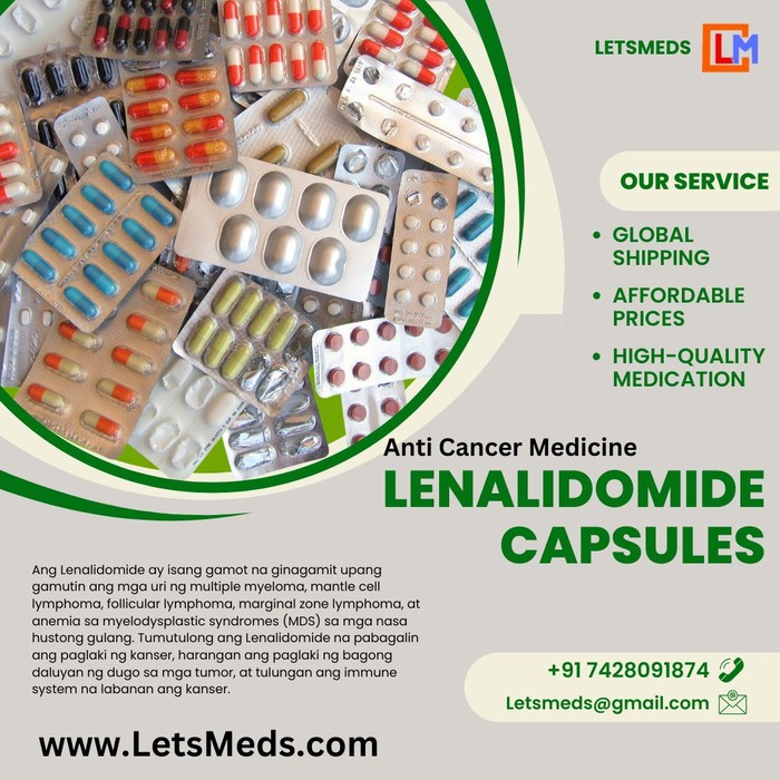 1st picture of Indian Generic Pomalid 4 mg Pomalidomide Capsule Brand Price in the Philippines - Buy From LetsMeds At Wholesale Prices For Sale in Cebu, Philippines