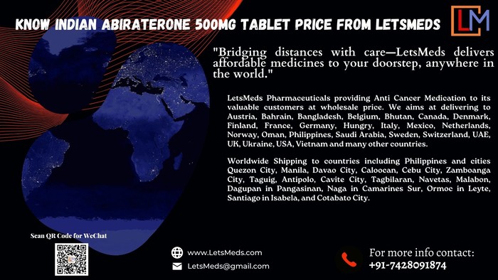 1st picture of Buy Abiraterone Tablets in the Philippines: Affordable Options with LetsMeds For Sale in Cebu, Philippines