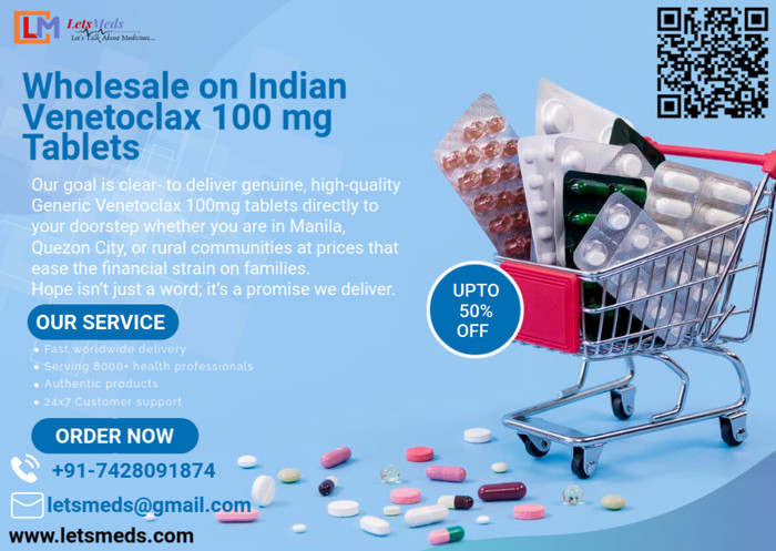 1st picture of Generic and branded Venetoclax 100 mg Tablets Online in the Philippines – Wholesale Prices at LetsMeds For Sale in Cebu, Philippines