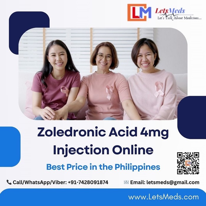 1st picture of Buy Zoledronic Acid 4mg Injection Online at the Best Price in the Philippines | LetsMeds Pharmacy For Sale in Cebu, Philippines