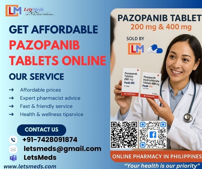 1st picture of LetsMeds: Get Affordable Pazopanib Tablets Online For Sale in Cebu, Philippines