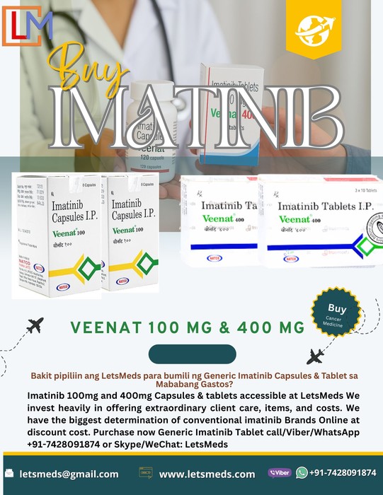 1st picture of Purchase Imatinib 100mg Capsules Price Online Philippines For Sale in Cebu, Philippines