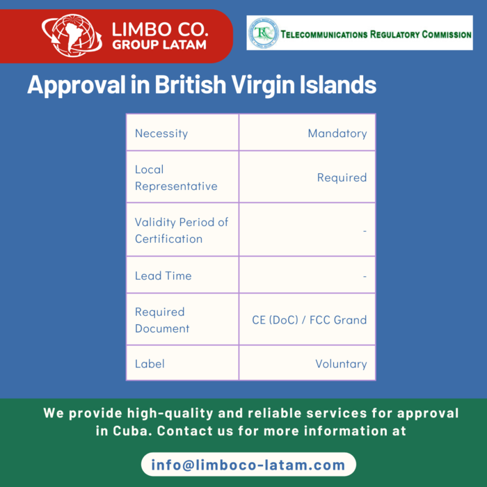 1st picture of Type Approval in British Virgin Islands For Sale in Cebu, Philippines