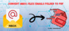 BLR MBOX Converter: Print or Export Thunderbird emails to PDF