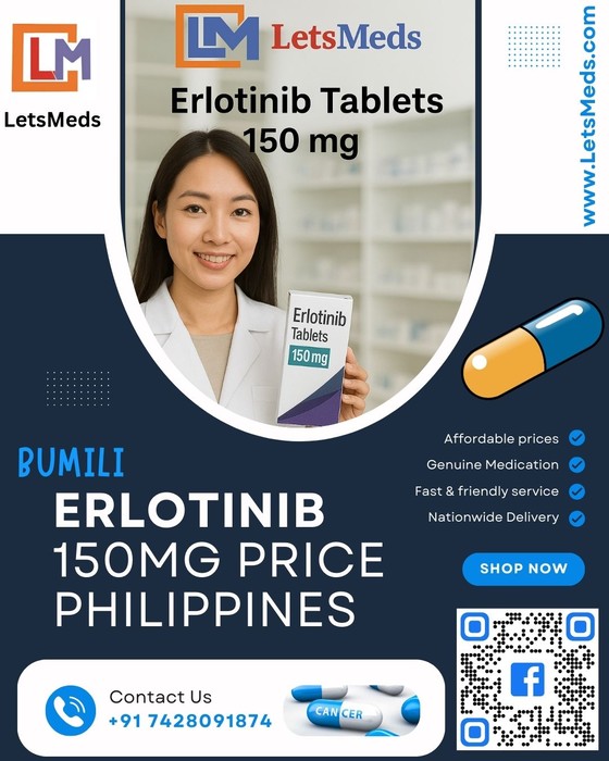 1st picture of What is the price of Erlotinib 150 mg Online in the Philippines? For Sale in Cebu, Philippines