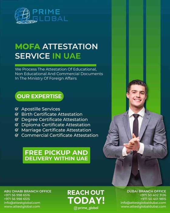 1st picture of MOFA Certificate Attestation Services in UAE – Verified & Trusted Announcement in Cebu, Philippines