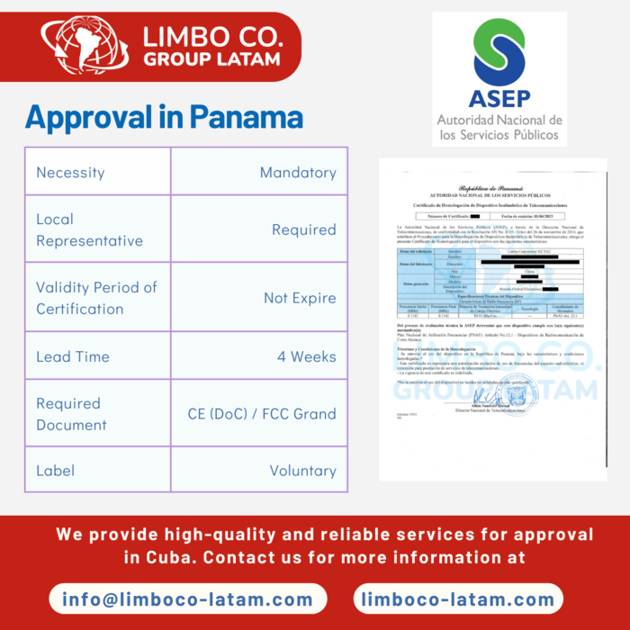 1st picture of Type Approval in Panama Offer in Cebu, Philippines