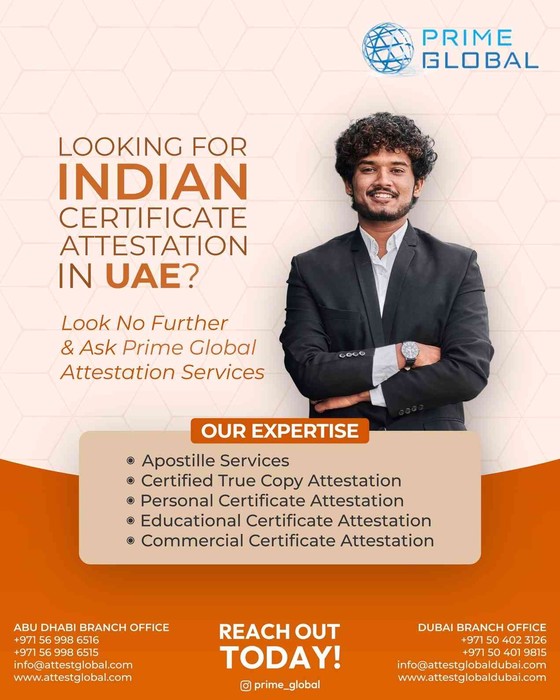 1st picture of Attestation of Indian Documents for UAE Visa Purposes Announcement in Cebu, Philippines