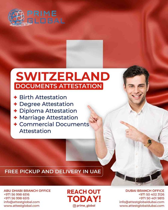 1st picture of Complete Attestation Services for Switzerland Documents in UAE Offer in Cebu, Philippines