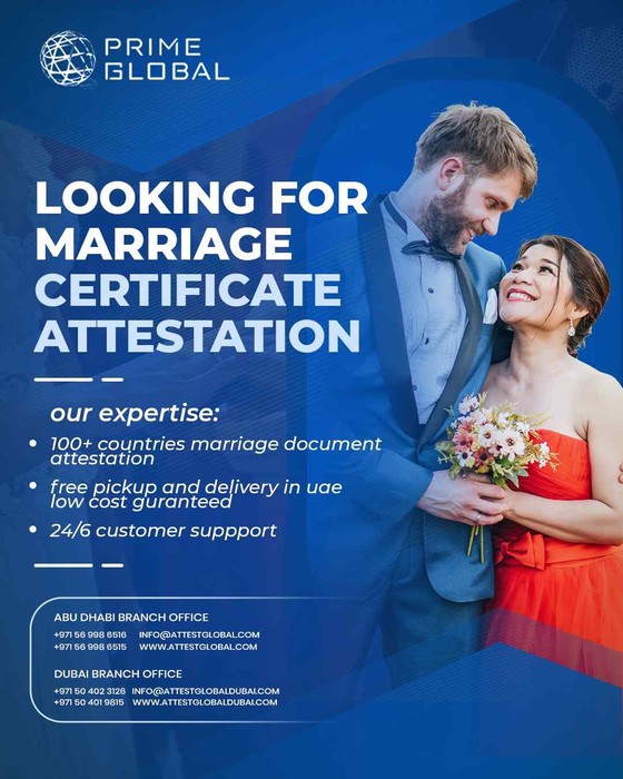 1st picture of Attestation of Marriage Certificates in Dubai, Abu Dhabi & UAE Offer in Cebu, Philippines