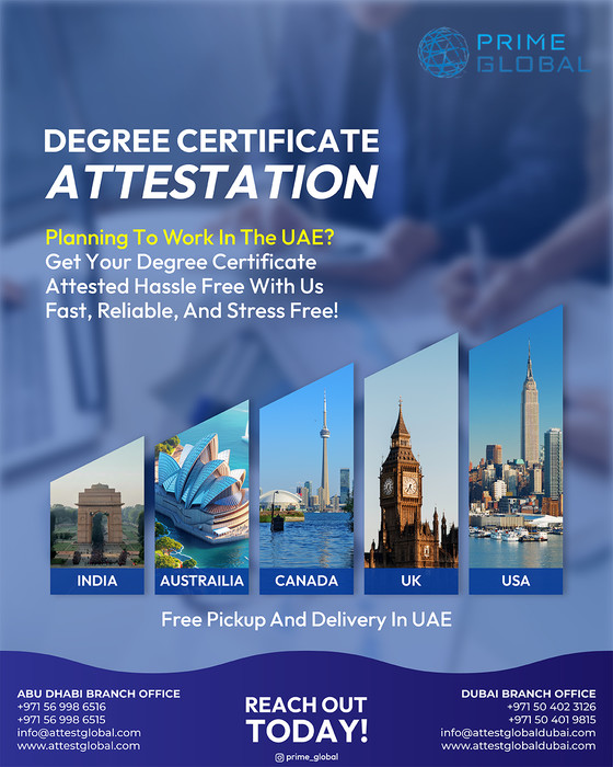 1st picture of Degree Certificate Attestation for UAE Employment Announcement in Cebu, Philippines