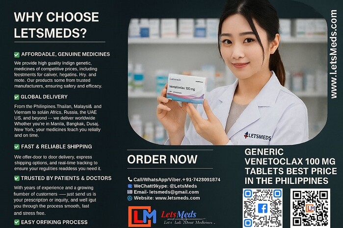 1st picture of Buy Indian Venetoclax 100mg Tablets Online in the Philippines at Best Price For Sale in Cebu, Philippines