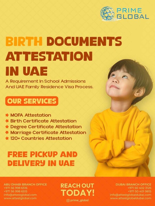 1st picture of Prime Global Attestation – Trusted Birth Certificate Services in UAE Announcement in Cebu, Philippines