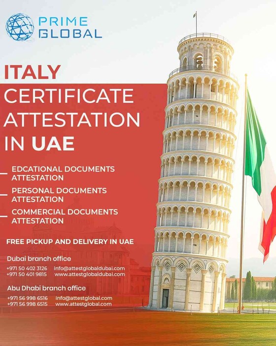 1st picture of Attestation of Italian Certificates in UAE – Trusted Experts Offer in Cebu, Philippines