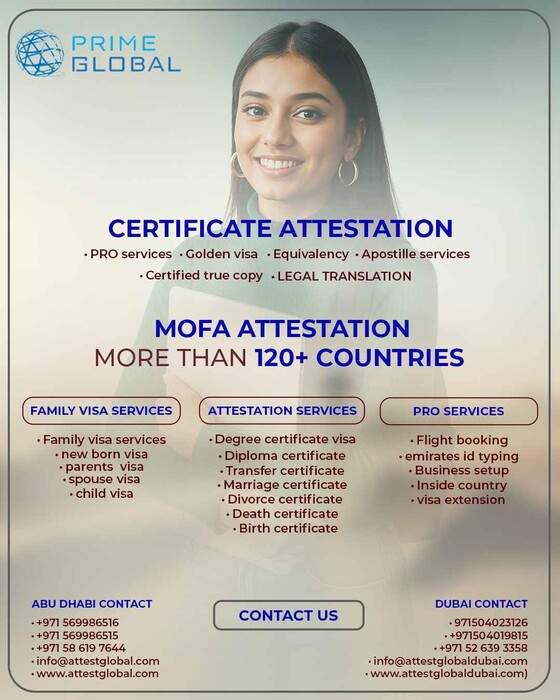 1st picture of Get Your Certificate Attested, Family Visa Approved & Degree Equivalency in UAE Offer in Cebu, Philippines