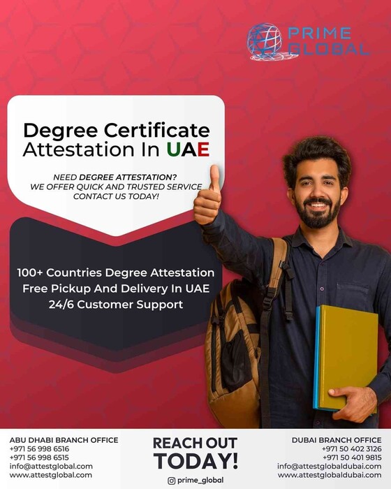 1st picture of Certified Degree Certificate Attestation in UAE for Students & Professionals Announcement in Cebu, Philippines