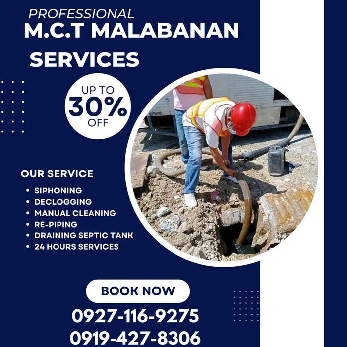1st picture of MCT Malabanan habwa pozo negro services Cebu city Offer in Cebu, Philippines