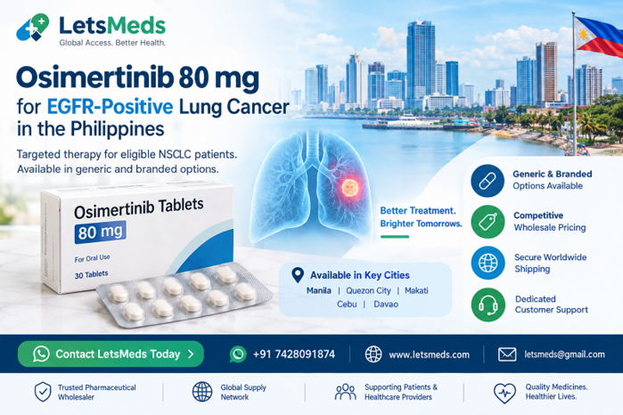 2nd picture of Buy Osimertinib 80 mg in Makati, Philippines | Oncology Medicine Supplier For Sale in Cebu, Philippines