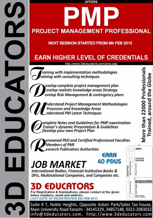 1st picture of The Comprehensive Professional Training Program of PMP - PROJECT MANAGEMENT PROFESSIONAL Offer in Cebu, Philippines