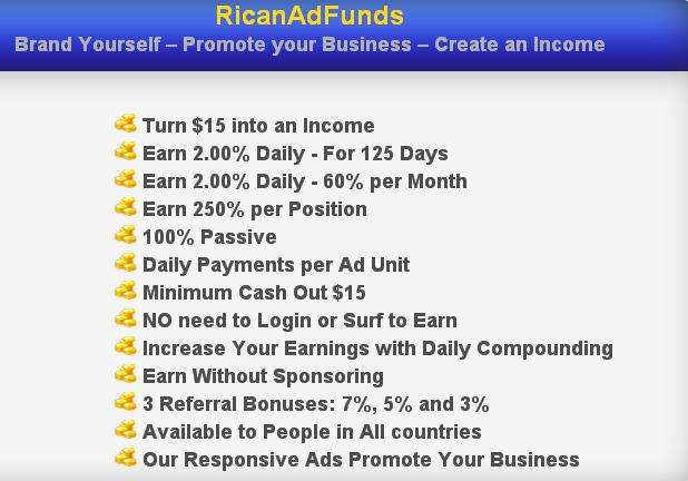 1st picture of RICANADFUNDS Offer in Cebu, Philippines