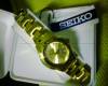 Seiko 5 sports 21 Jewels Gold plated for women