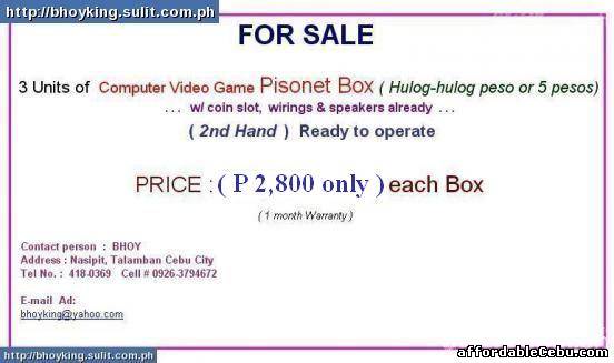 2nd picture of Pisonet Box for hulog-hulog peso For Sale in Cebu, Philippines