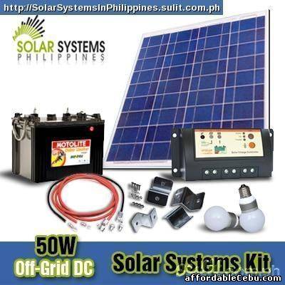 1st picture of 50W Off Grid DC Solar System Kits For Sale in Cebu, Philippines