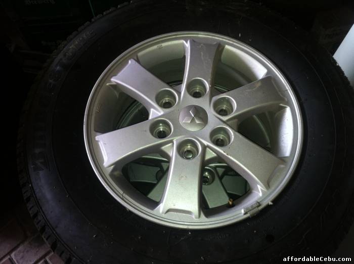 4th picture of MITSUBISHI RIMS AND TIRES R16 AND R17 For Sale in Cebu, Philippines