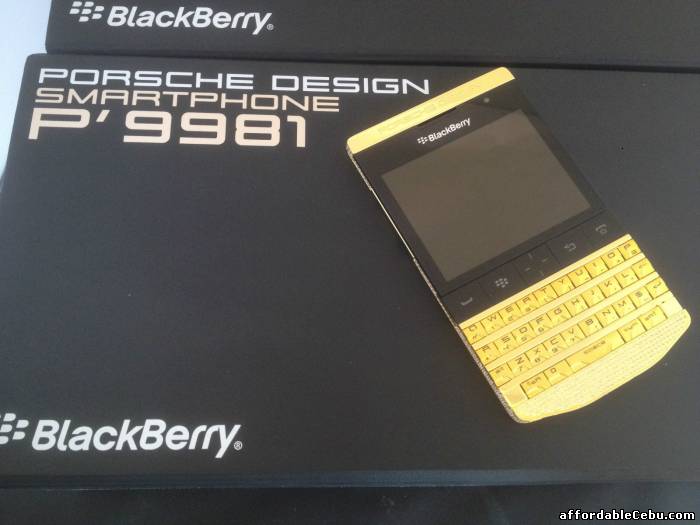 1st picture of Special Edition Blackberry Porsche Design Gold, Blackberry Q10 For Sale in Cebu, Philippines