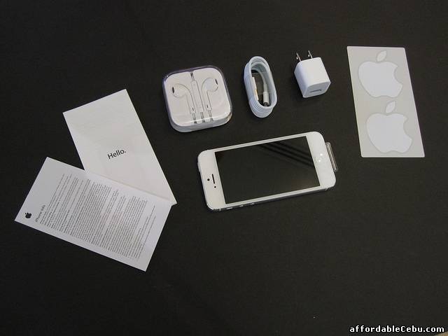 1st picture of For Sale Apple Iphone 5 64GB Unlocked  (White, Black) For Sale in Cebu, Philippines