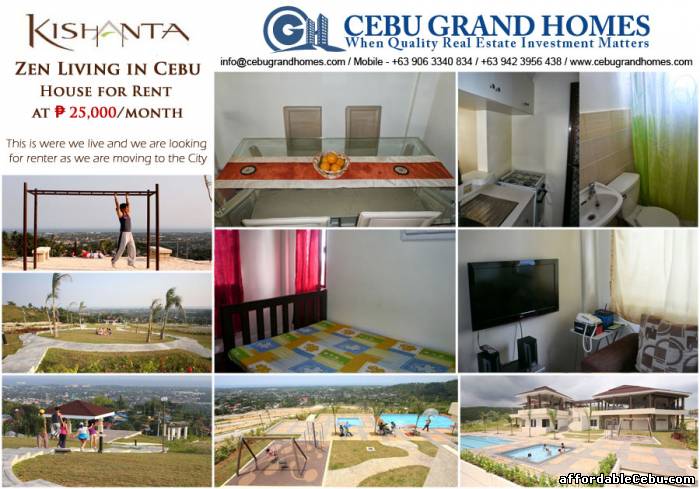 1st picture of Kishanta Fully Furnished House For Rent For Rent in Cebu, Philippines