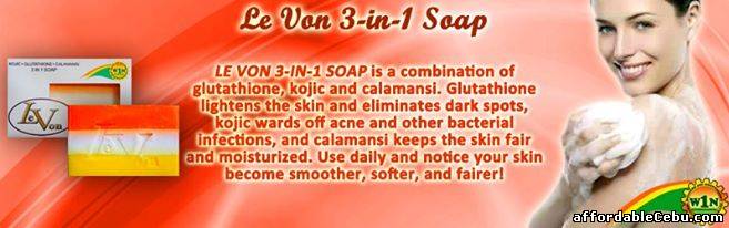 1st picture of 3 N 1 SOAP ( GLUTA-KOJIC- CALAMANSI SOAP) For Sale in Cebu, Philippines