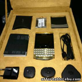 1st picture of WTS: BLACKBERRY PORSCHE P9981 GOLD DESIGN, BB Q10, Apple Iphone 5 64GB For Sale in Cebu, Philippines