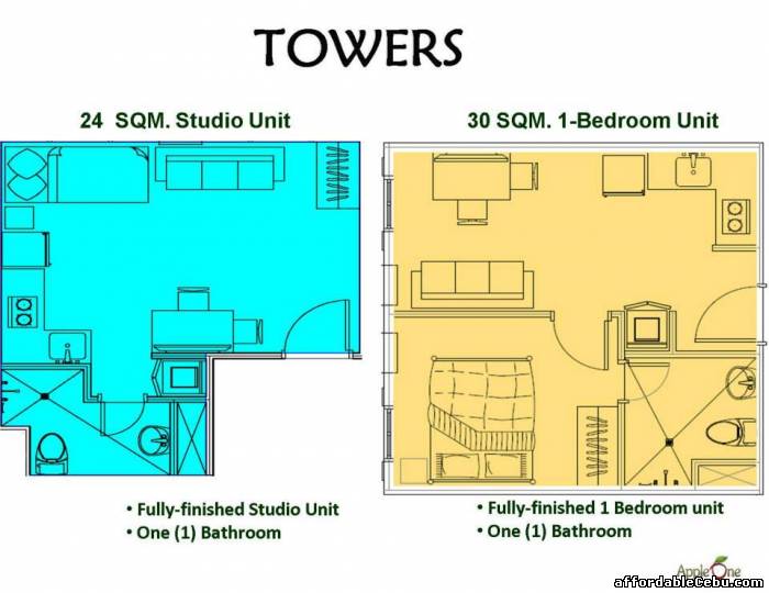 5th picture of Condo Studio Type Tower in AppleOne Banawa FOR SALE For Sale in Cebu, Philippines