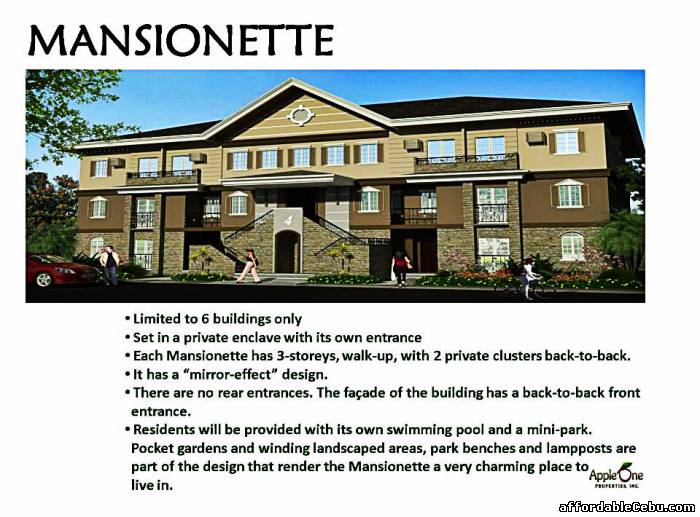 2nd picture of Mansionette Condo w/ private cluster back to back for SALE For Sale in Cebu, Philippines