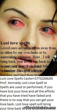 2nd picture of WIN BACK YOUR LOST LOVER,LOST LOVE SPELL CASTER CALL+27732208205 Offer in Cebu, Philippines