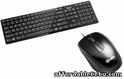 1st picture of Qube Chocolate USB Keyboard, Scroll USB Optical Mouse For Sale in Cebu, Philippines