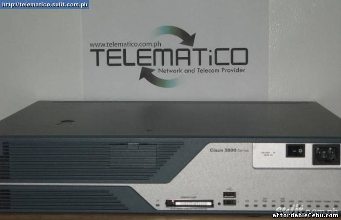 1st picture of Cisco 3825 Gigabit Router Telematico Enterprises Inc For Sale in Cebu, Philippines