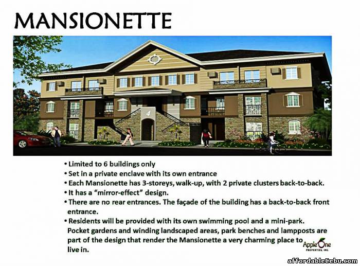 2nd picture of Mansionette has a Mirror-effect Design For Sale in Cebu, Philippines