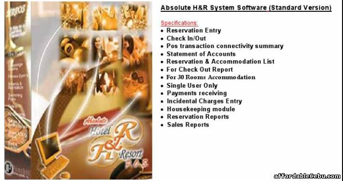 1st picture of Hotel  Software For Sale in Cebu, Philippines