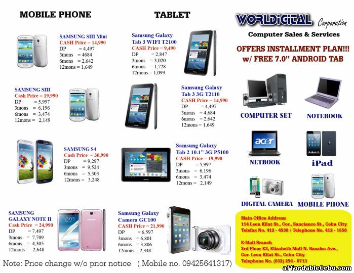 WORLDIGITAL Corp. Computer Sales, Rentals and Services also offer