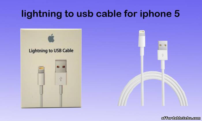 1st picture of LIGHTNING TO USB CABLE PHP 450.00 For Sale in Cebu, Philippines