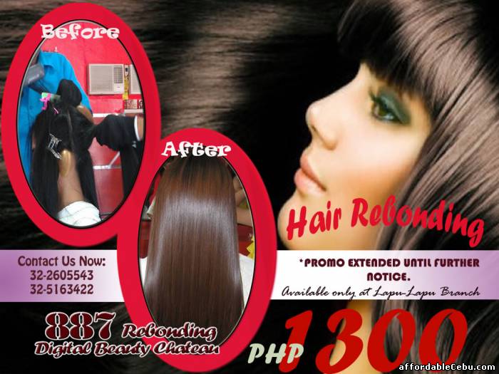 1st picture of Hair Rebonding Offer in Cebu, Philippines