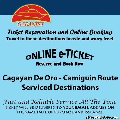 1st picture of OceanJet Cagayan De Oro-Camiguin (Benoni) Route Ticket Reservation and Online Booking For Sale in Cebu, Philippines