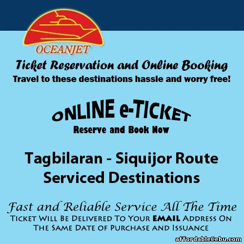 1st picture of OceanJet Tagbilaran-Siquijor Route Ticket Reservation and Online Booking For Sale in Cebu, Philippines