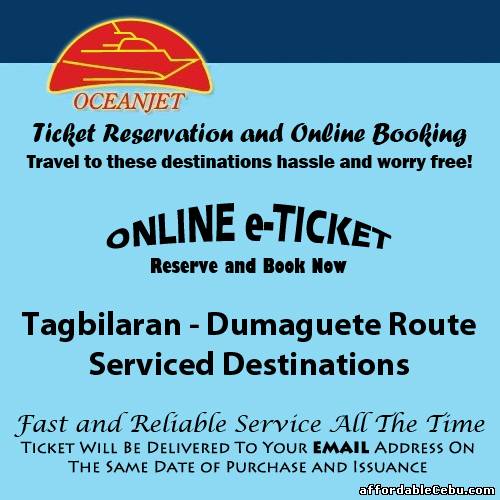 1st picture of OceanJet Tagbilaran-Dumaguete Route Ticket Reservation and Online Booking For Sale in Cebu, Philippines