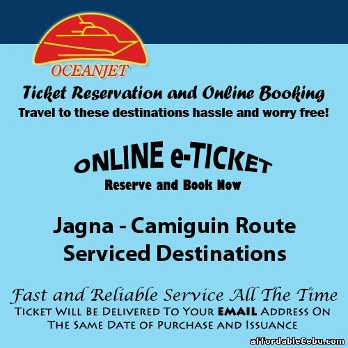 1st picture of OceanJet Bohol (Jagna)-Camiguin (Benoni) Route Ticket Reservation and Online Booking For Sale in Cebu, Philippines